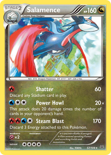 Salamence, Roaring Skies 57