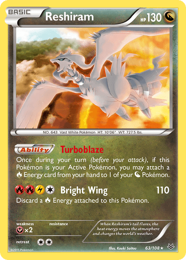 Reshiram, Roaring Skies 63