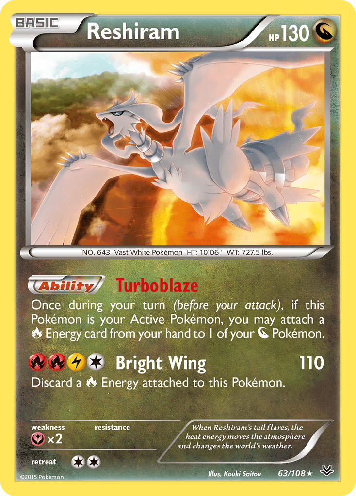 Reshiram, Roaring Skies 63