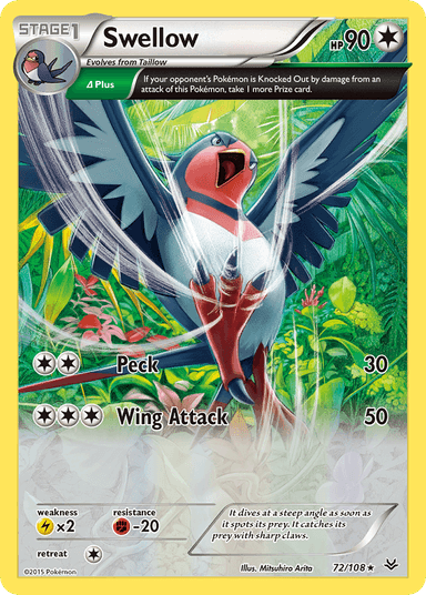 Swellow, Roaring Skies 72