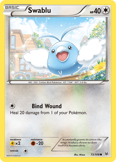 Swablu, Roaring Skies 73