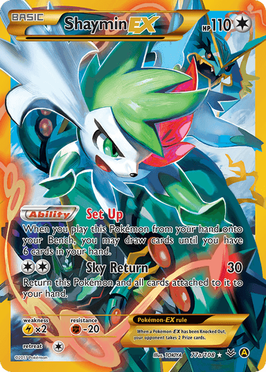 Shaymin-EX, Roaring Skies 77a