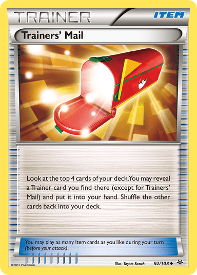 Trainers' Mail, Roaring Skies 92
