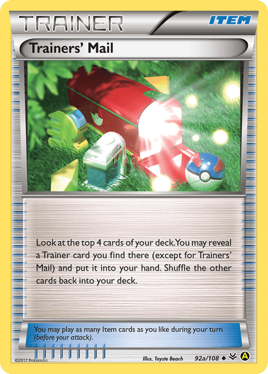 Trainers' Mail, Roaring Skies 92a