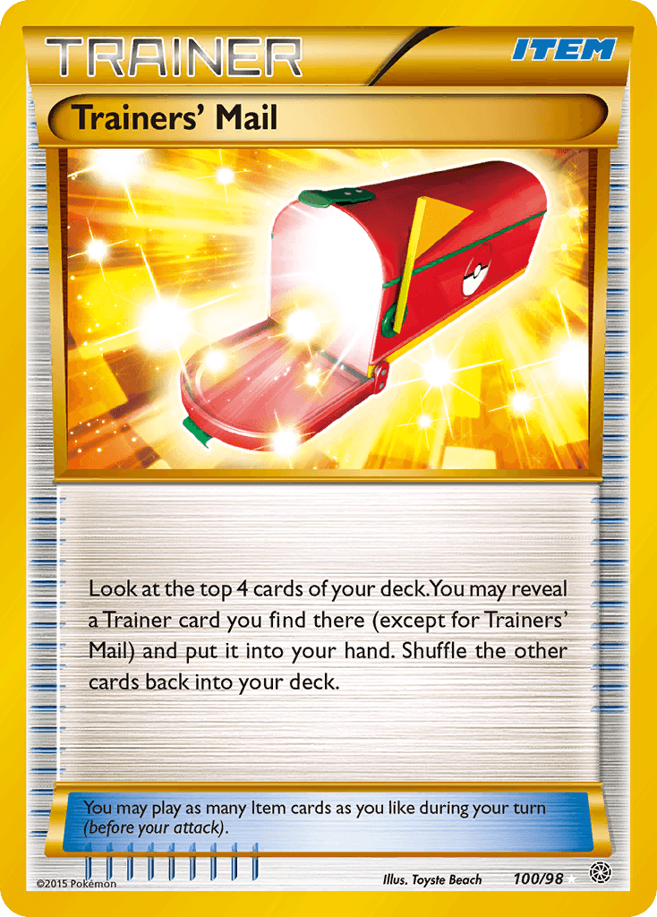Trainers' Mail, Ancient Origins 100