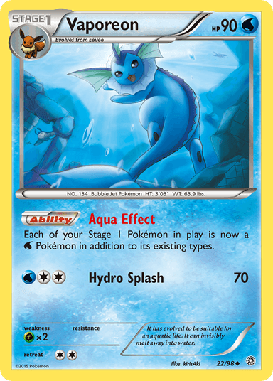 Vaporeon, Ancient Origins 22