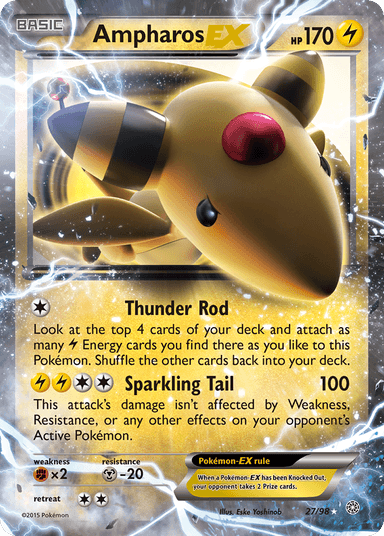 Ampharos-EX, Ancient Origins 27