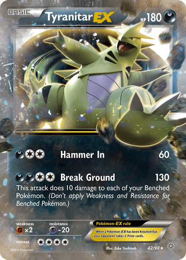 Tyranitar-EX, Ancient Origins 42