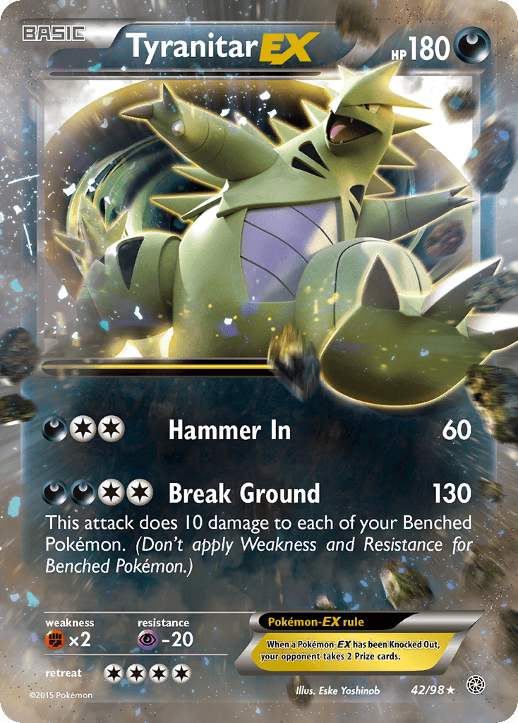 Tyranitar-EX, Ancient Origins 42