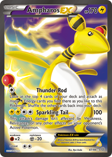 Ampharos-EX, Ancient Origins 87