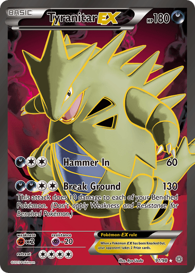 Tyranitar-EX, Ancient Origins 91