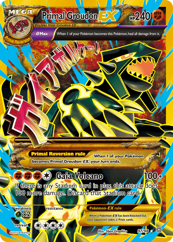 Primal Groudon-EX, Ancient Origins 97