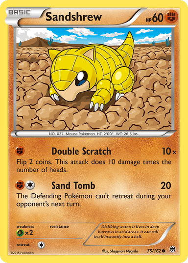 Sandshrew, BREAKthrough 75