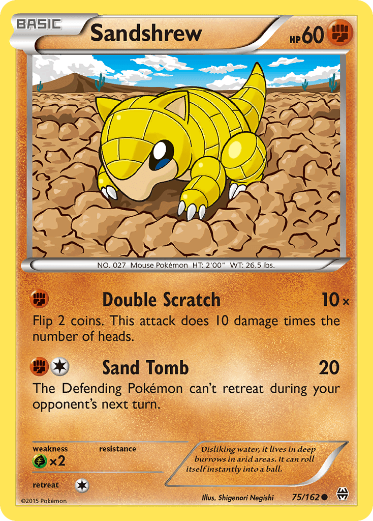Sandshrew, BREAKthrough 75