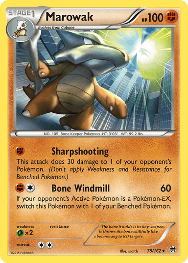 Marowak, BREAKthrough 78