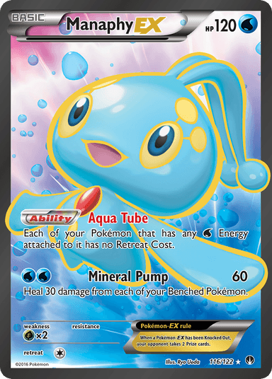 Manaphy-EX, BREAKpoint 116