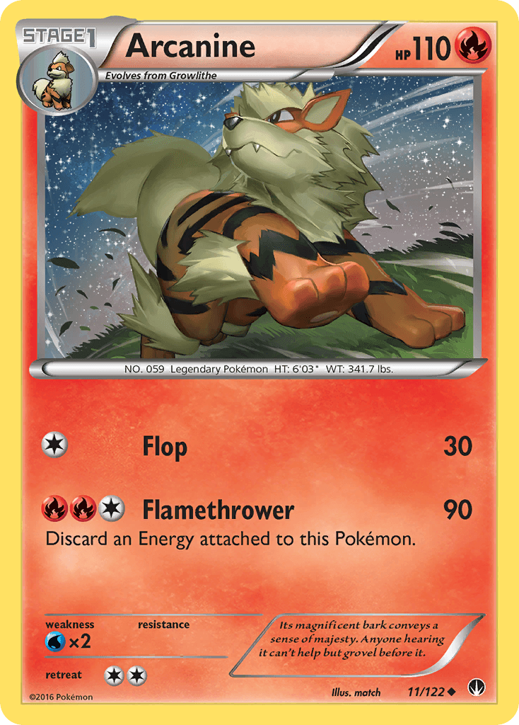 Arcanine, BREAKpoint 11