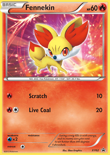 Fennekin, XY Black Star Promos XY02