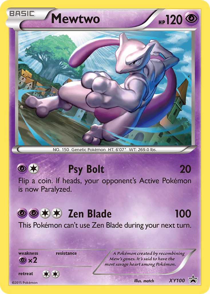 Mewtwo, XY Black Star Promos XY100