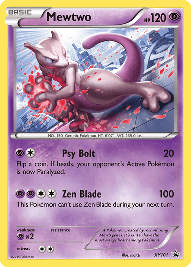 Mewtwo, XY Black Star Promos XY101
