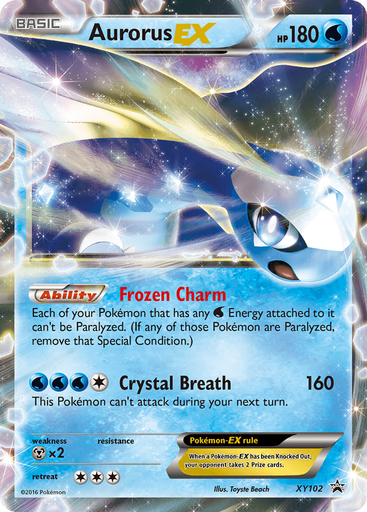 Aurorus-EX, XY Black Star Promos XY102