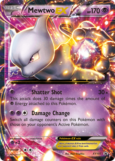 Mewtwo-EX, XY Black Star Promos XY107