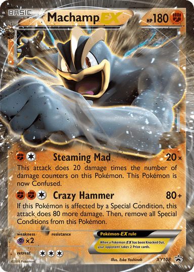 Machamp-EX, XY Black Star Promos XY108