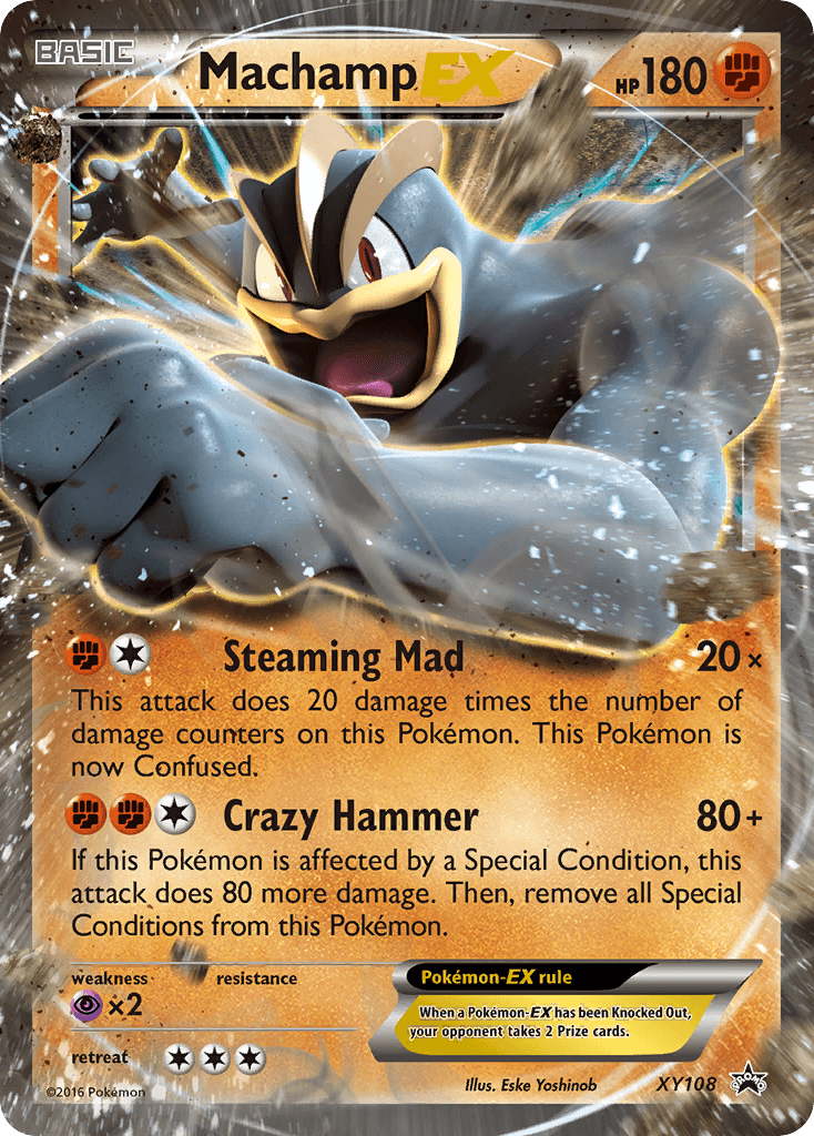 Machamp-EX, XY Black Star Promos XY108