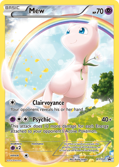 Mew, XY Black Star Promos XY110