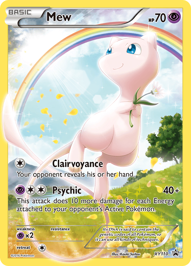 Mew, XY Black Star Promos XY110