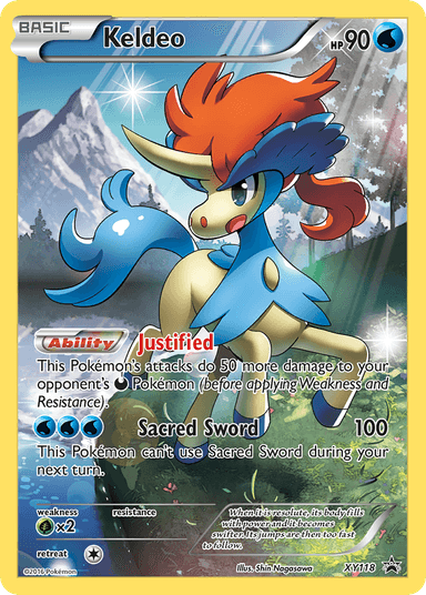Keldeo, XY Black Star Promos XY118