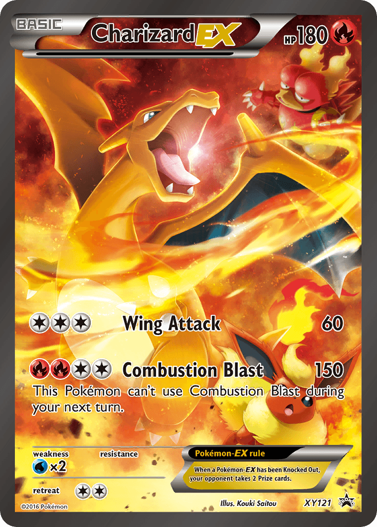 Charizard-EX, XY Black Star Promos XY121