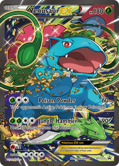 Venusaur-EX, XY Black Star Promos XY123