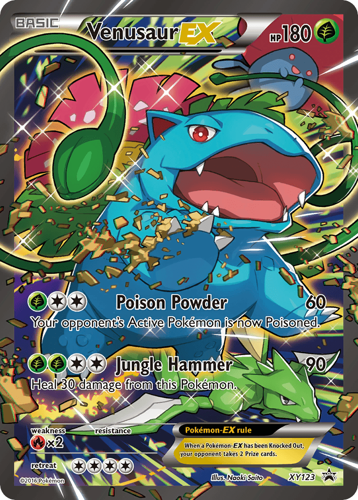 Venusaur-EX, XY Black Star Promos XY123