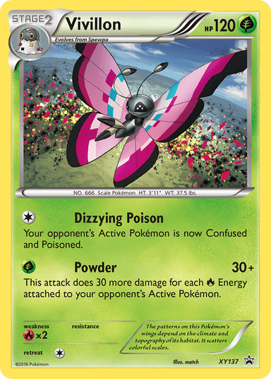 Vivillon, XY Black Star Promos XY137