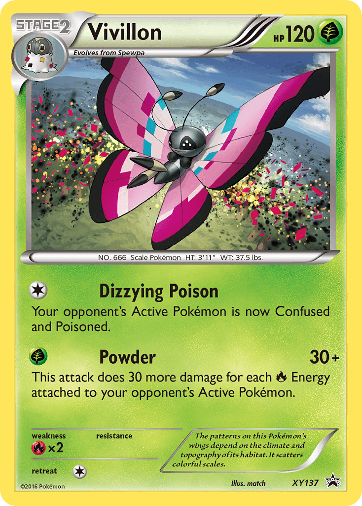 Vivillon, XY Black Star Promos XY137