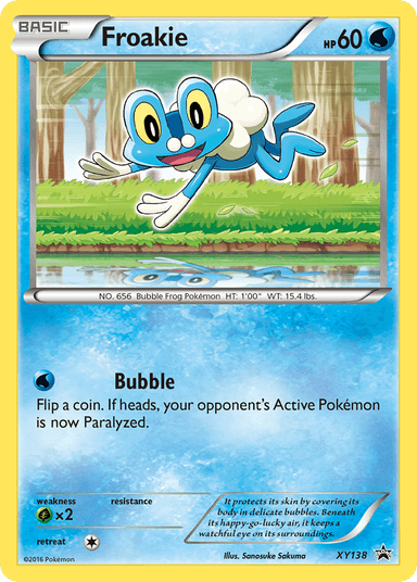 Froakie, XY Black Star Promos XY138