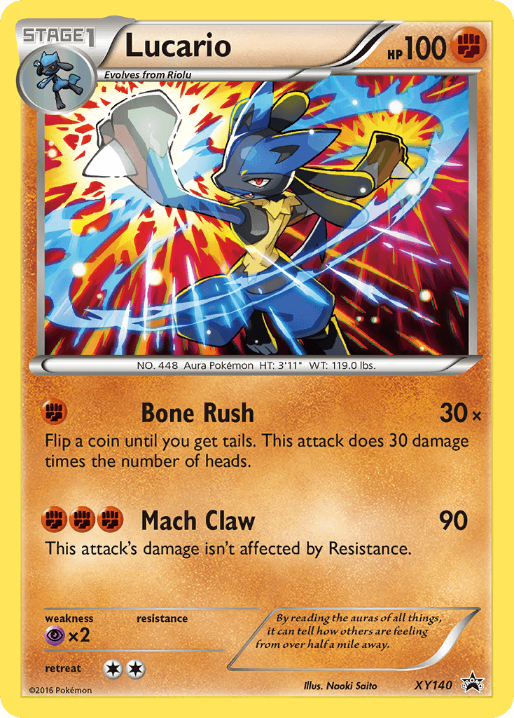 Lucario, XY Black Star Promos XY140