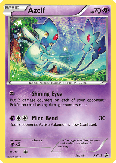 Azelf, XY Black Star Promos XY142