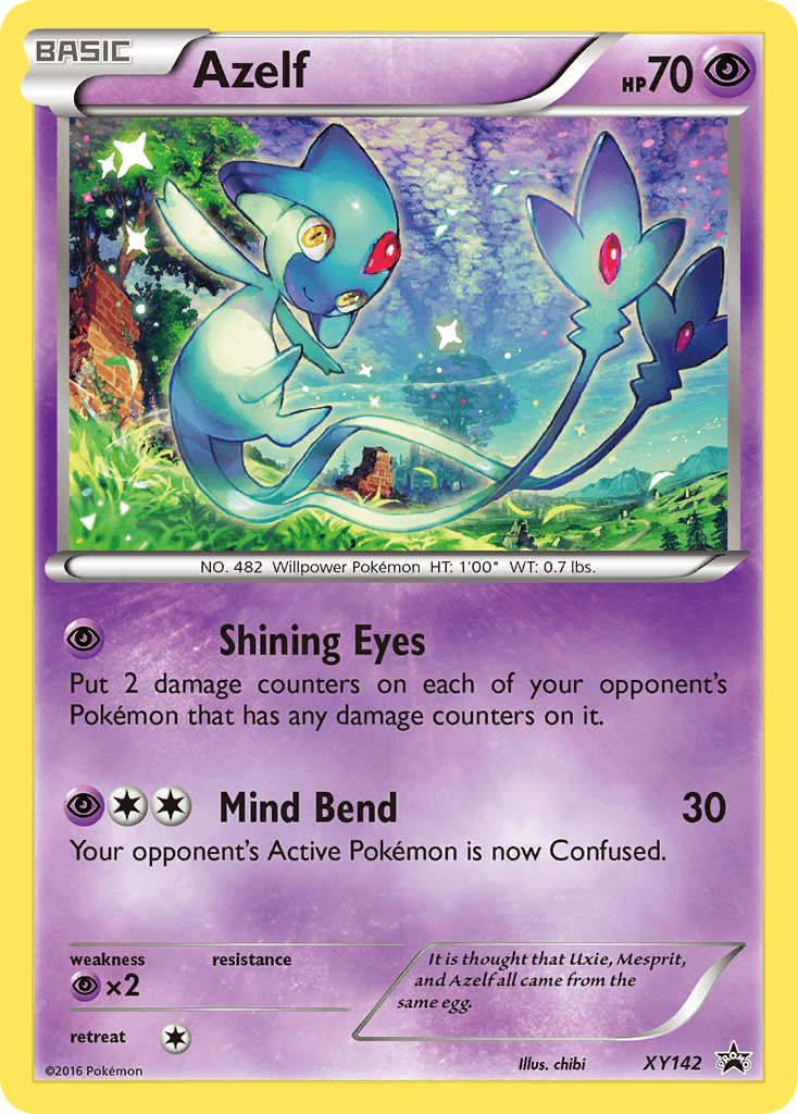 Azelf, XY Black Star Promos XY142