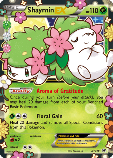 Shaymin-EX, XY Black Star Promos XY148