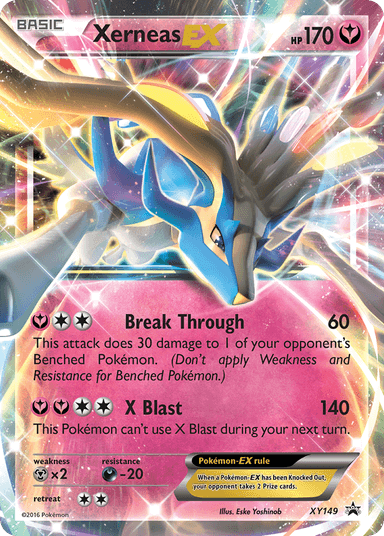 Xerneas-EX, XY Black Star Promos XY149