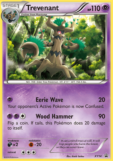 Trevenant, XY Black Star Promos XY14