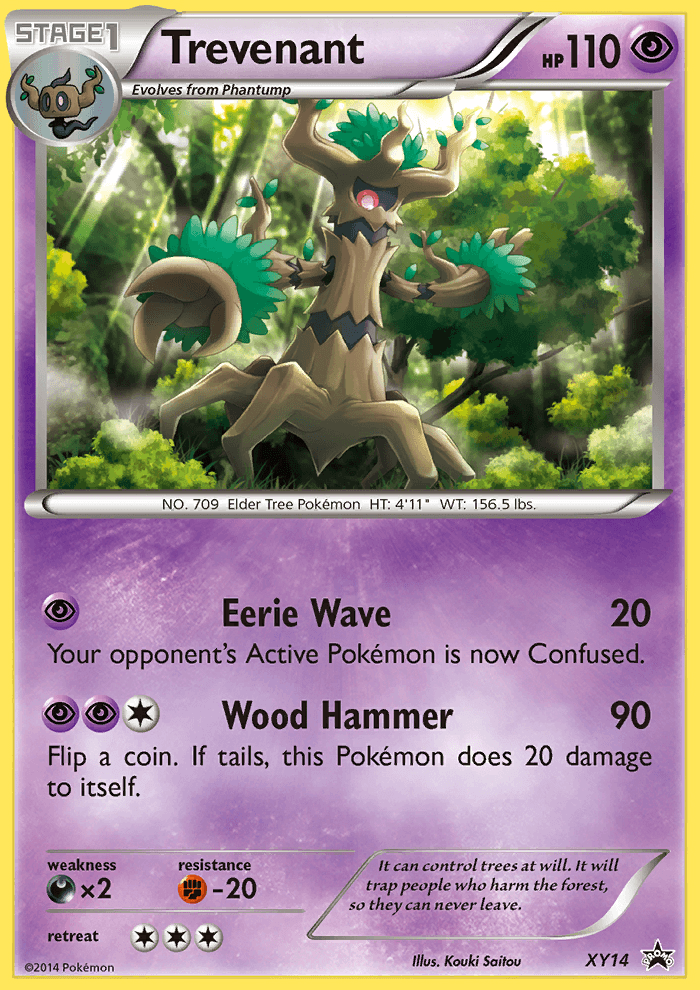 Trevenant, XY Black Star Promos XY14