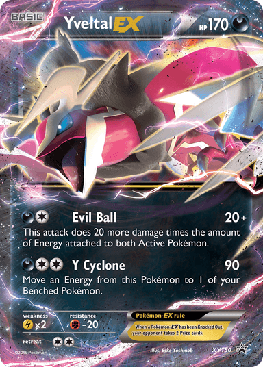Yveltal-EX, XY Black Star Promos XY150