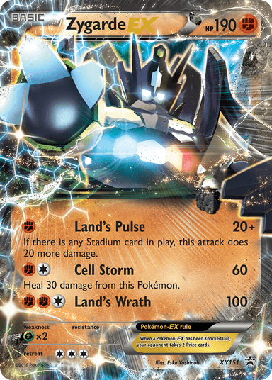 Zygarde-EX, XY Black Star Promos XY151