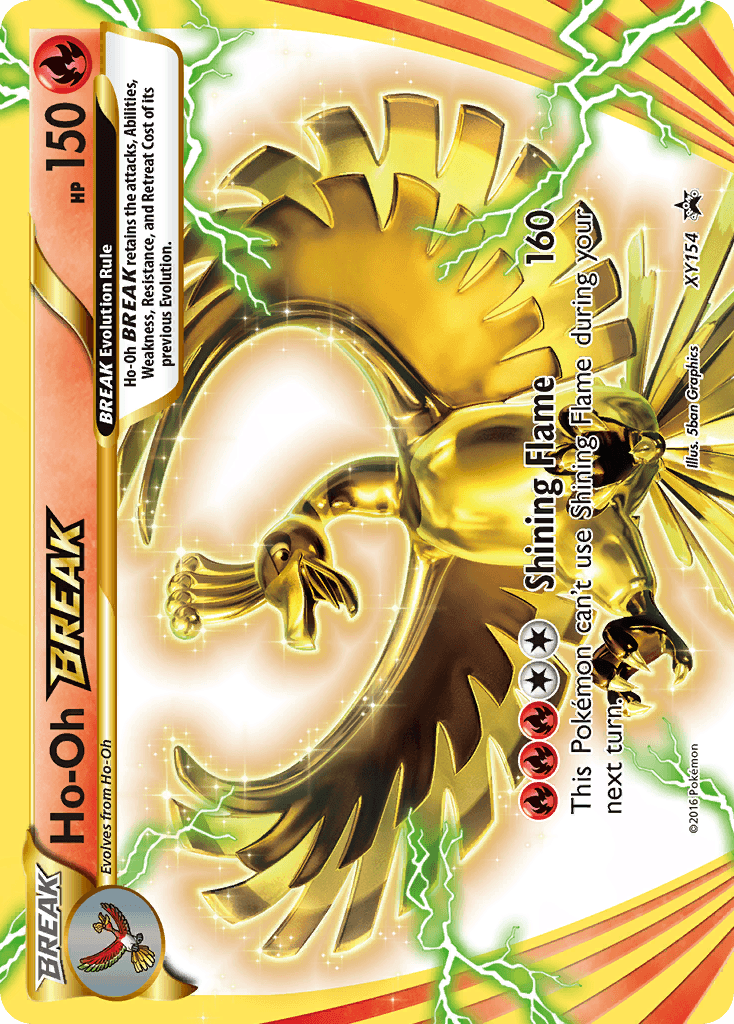 Ho-Oh BREAK, XY Black Star Promos XY154