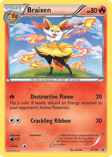 Braixen, XY Black Star Promos XY161