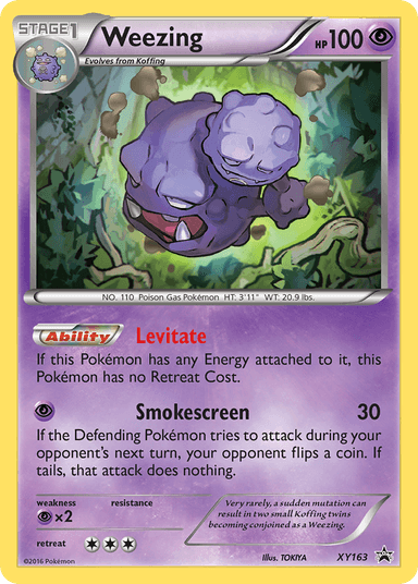 Weezing, XY Black Star Promos XY163