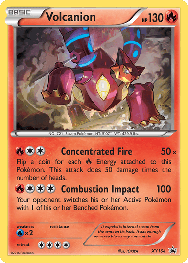 Volcanion, XY Black Star Promos XY164